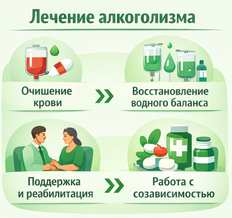 лечение алкоголизма в Галиче этапы